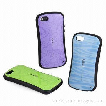IMD TPU Cases for iPhone 5, with Stone and Zebra Pattern, Various Colors/OEM/ODM are Available